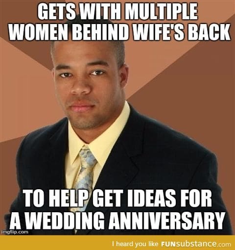 Just for clarification: I don't have a wife. Just a funny meme I made