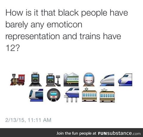 Trains have 12