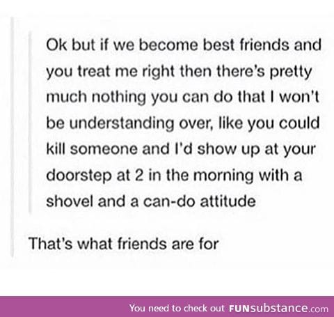 True friendship