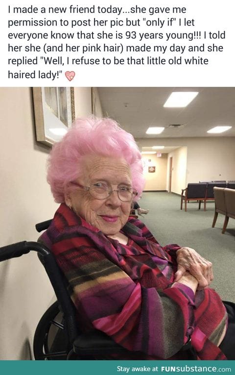 This little old lady is quite badass indeed