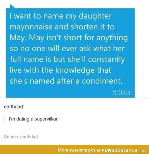 May for a daughter's name