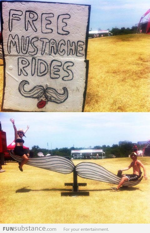 Mustache rides