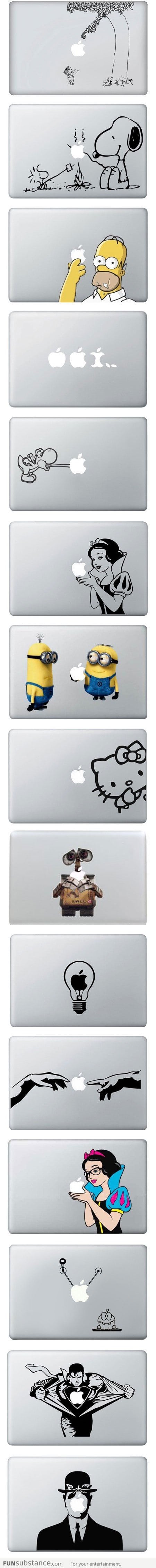 Creative MacBook Vinyl Decals