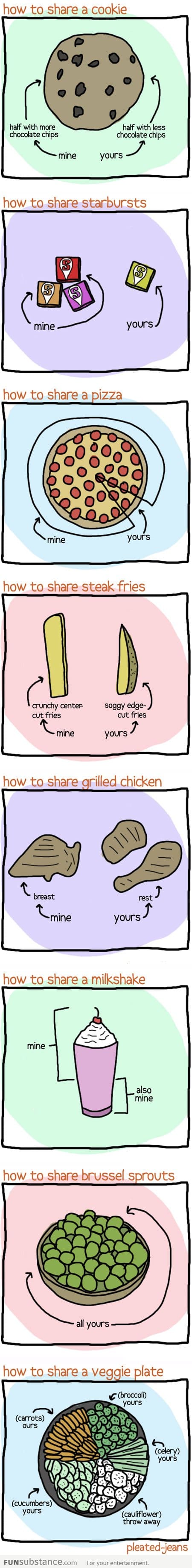 How to share your food