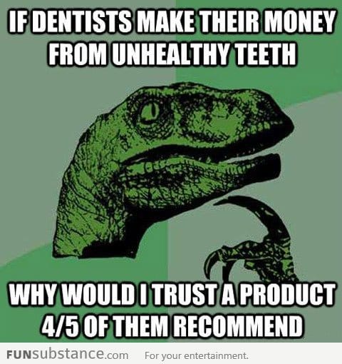 Dentists' recommendations