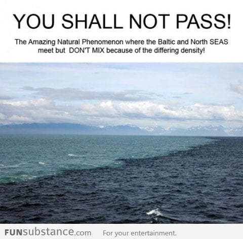 Where seas meet...