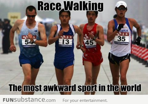 Race Walking - Most Awkward Sport