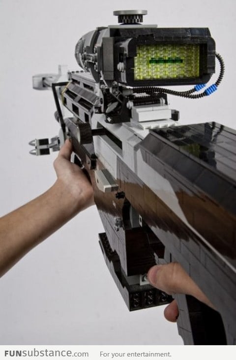 Halo Sniper Made Out Of Lego