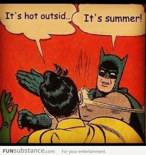 Batman & Robin summer slap