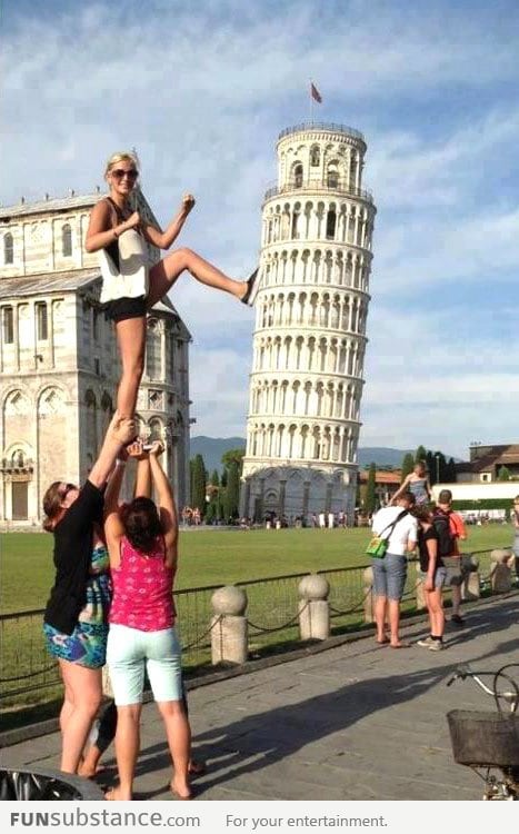 Tourists finally get creative