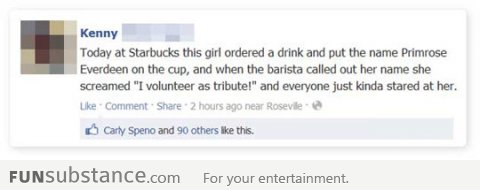 One way to liven up a Starbucks visit