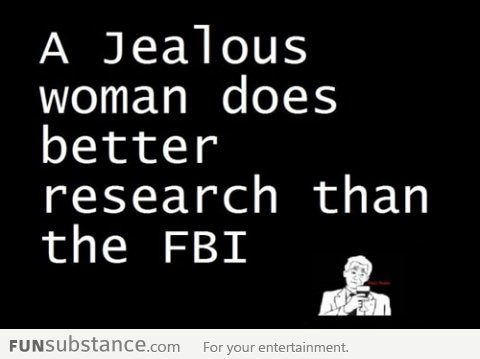 A jealous woman