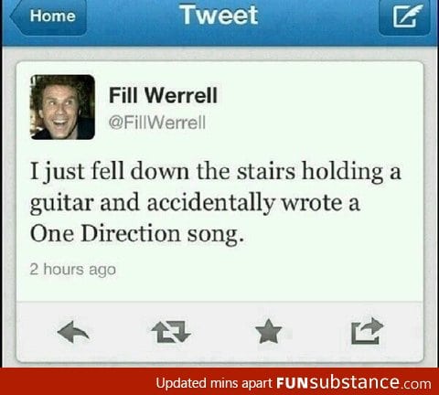 Fill Werrell vs One Direction