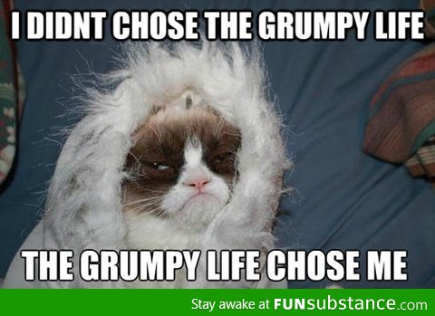 The grumpy life