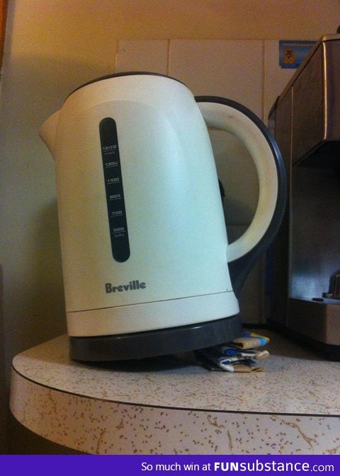 Mum asked me to set the kettle to 80 degrees