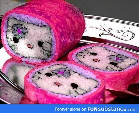 Hello Kitty Sushi Rolls