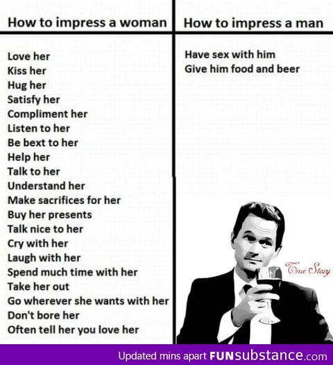 How To Impress Woman vs Man