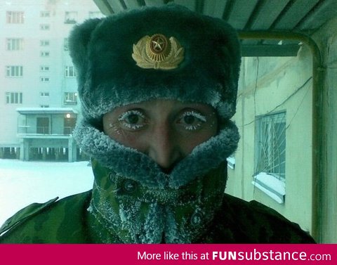 What -50C does to your face