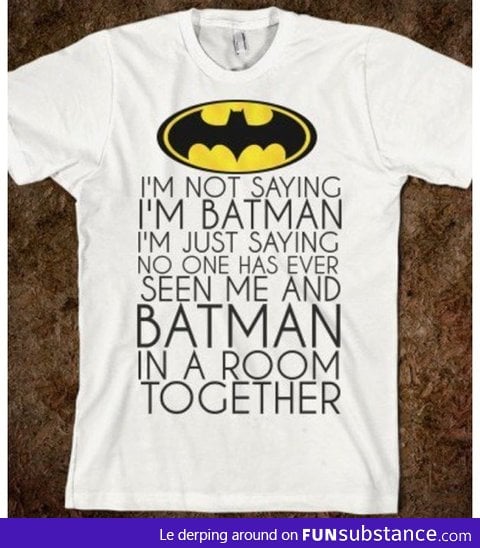 Batman's tshirt