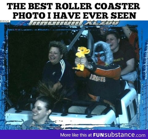 Probably the best roller coaster photo ever taken