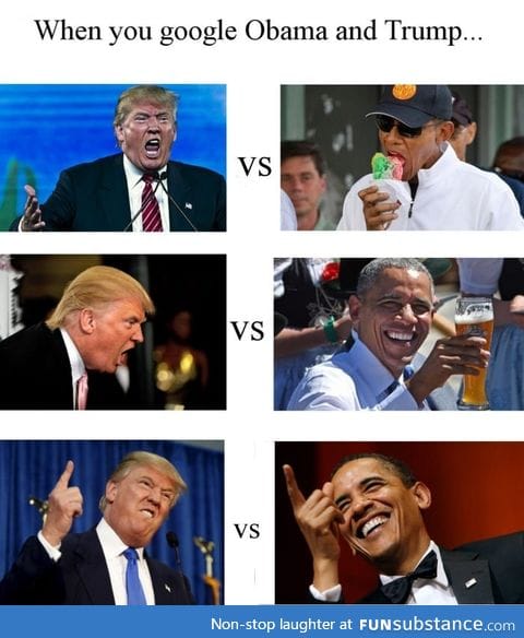 Obama vs Trump