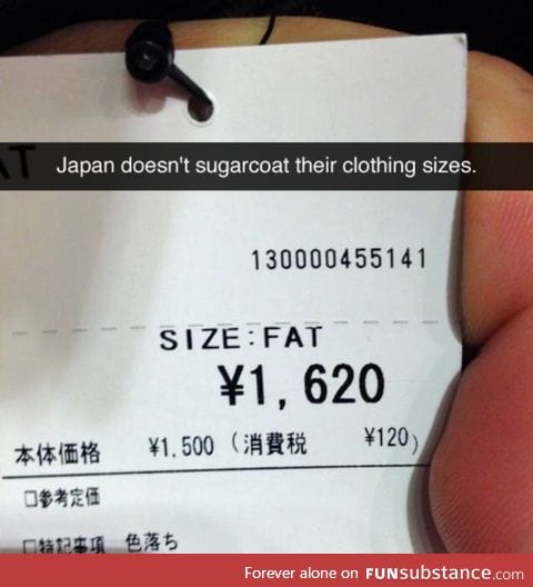 Damn, Japan has no chill.
