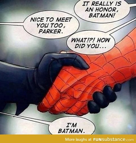 Because batman. Duh!