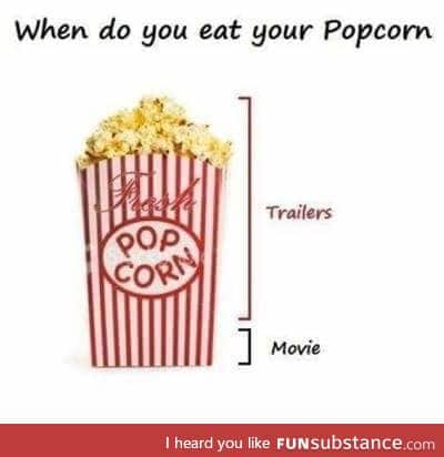 Every time I go to the cinema