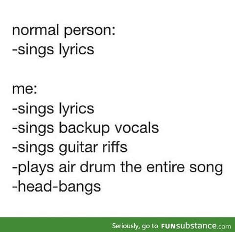 Whenever I like a song