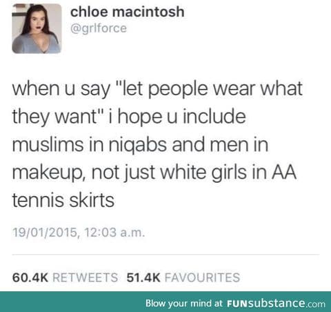 Let people wear what they want