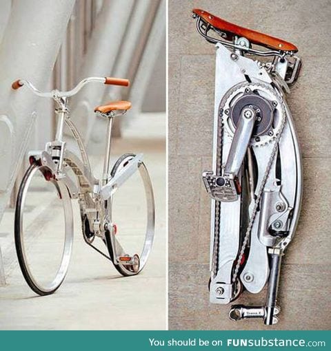 Fold-up bicycle