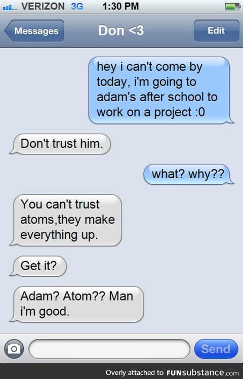 Adams atoms what's the difference (no offense to any Adams)