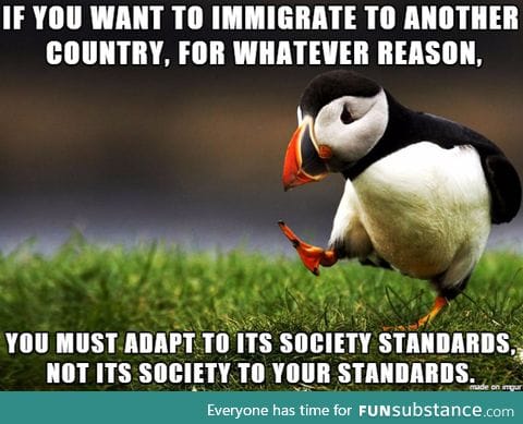 As a potential immigrant