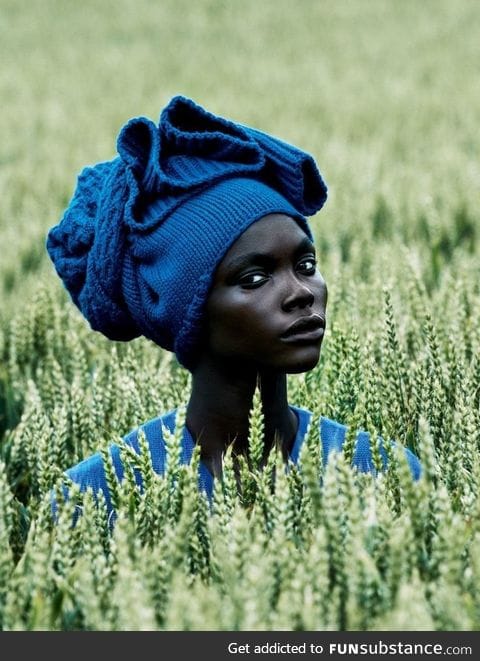 Woman in field