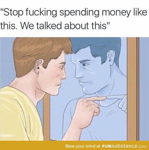 Two days after payday... Every time