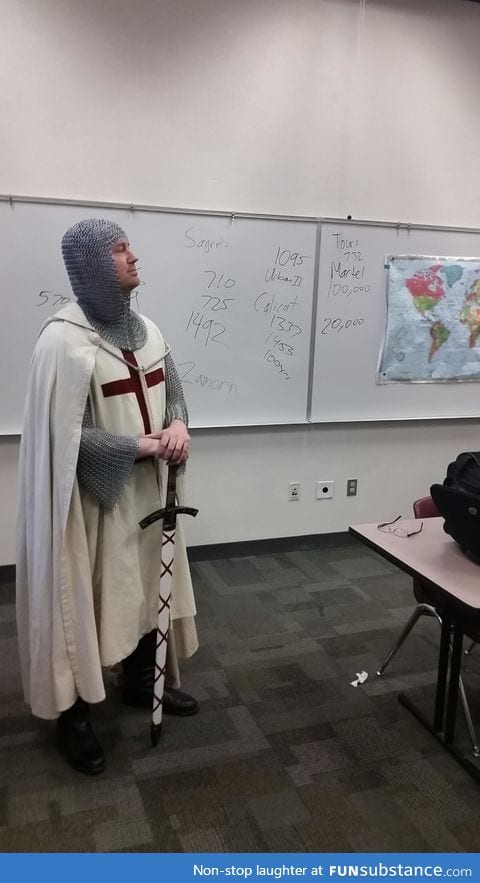 How a history teacher shows up his first week