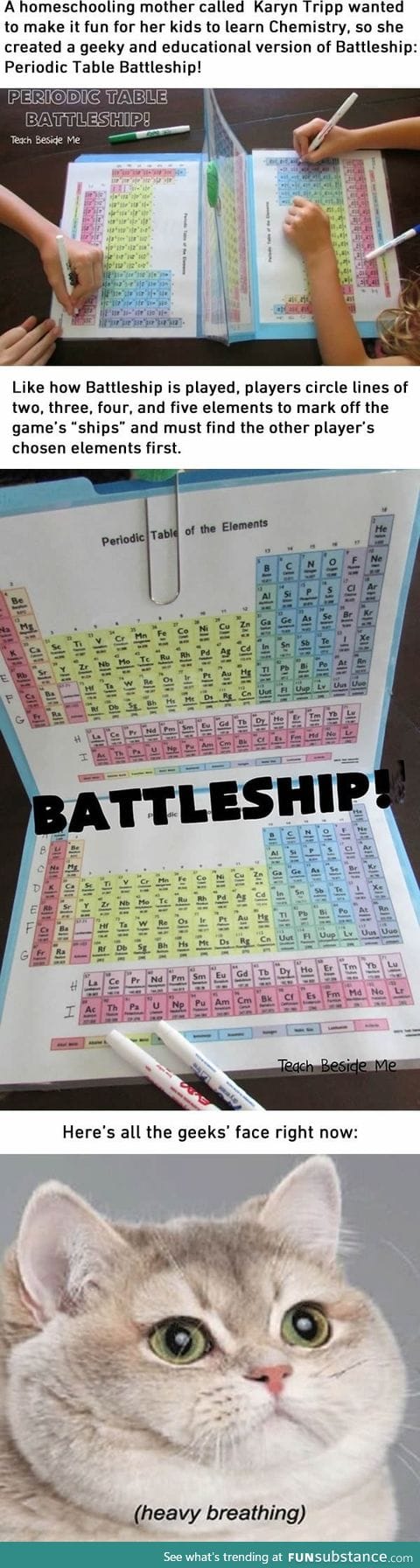 How to love Chemistry more with this Periodic Table Battleship