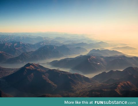 When you fly over the Alps, remember to ask for a window seat. The view is breathtaking