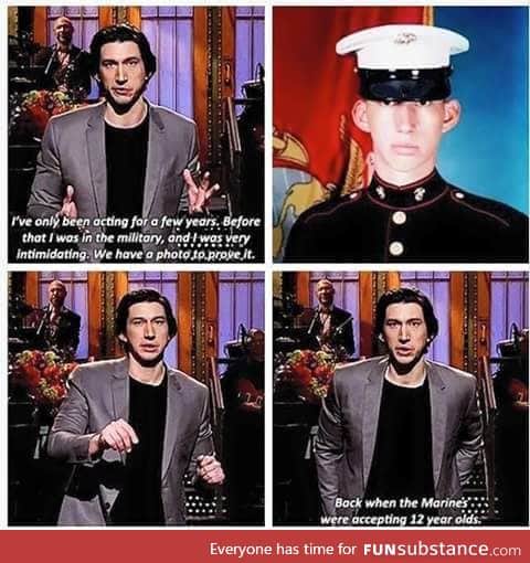 When Kylo Ren was a Marine