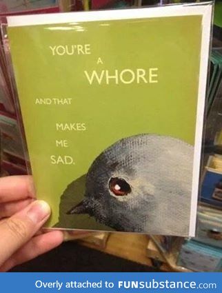 UK greeting cards are a bit too harsh sometimes