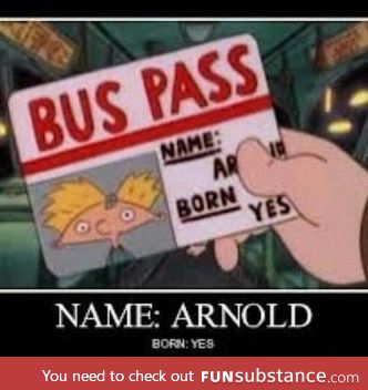 It appears they are a little straight forward with ID's on Arnold's universe.