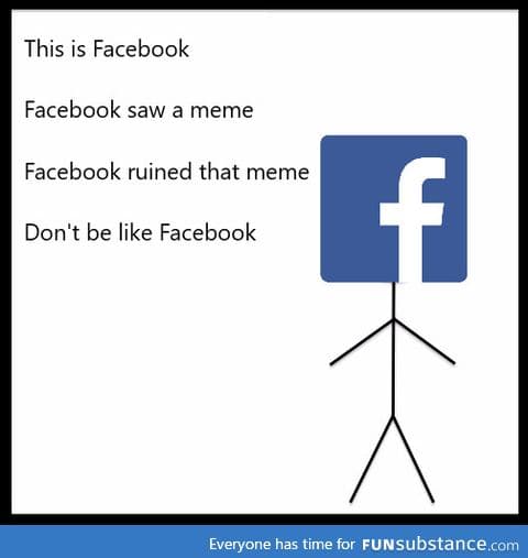 Don't be like Facebook