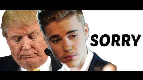 DONALD TRUMP SINGS SORRY BY JUSTIN BIEBER