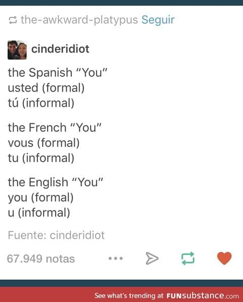The perks of speaking english