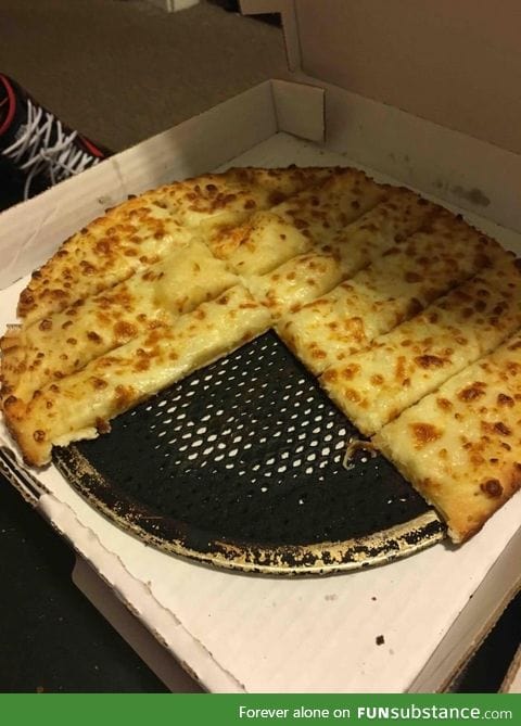 Papa Johns left their pizza pan in my box