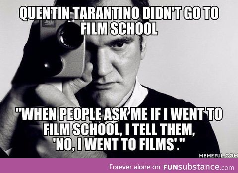Badass Tarantino is badass