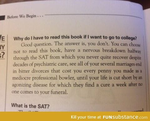 SAT books are getting too real these days