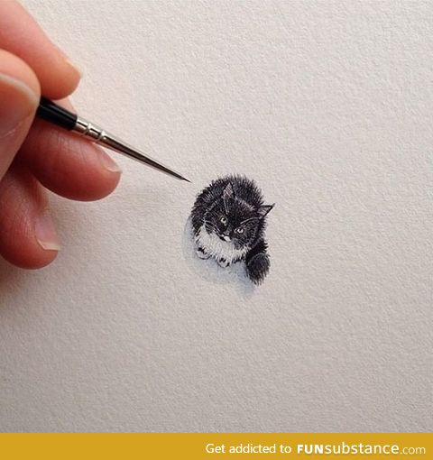 Teeny-tiny kitty sketch