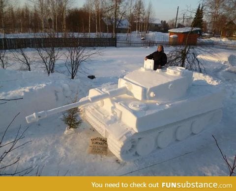 Snow tank