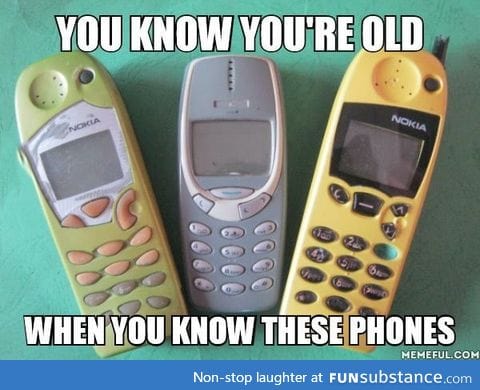 Before iPhones, I played snake and space impact with these phones